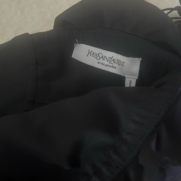 Runway Yves Saint Laurent Silk Sleeve-Accented Top- Designed by Tom Ford - Picture 6 of 14